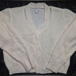 Nine West Cream Knit Sweater